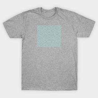 Geometric Squares - Eggshell Blue T-Shirt